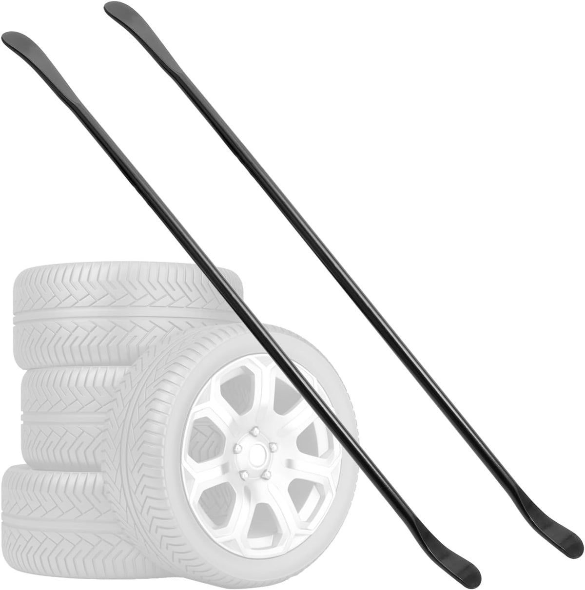 Olaismln 2-Piece Heavy Duty 39" Tire Mounting Spoons - Professional Tire Changing Tools