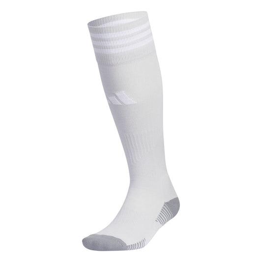 Adidas Copa Zone Cushion V Over-the-Calf Soccer Socks - Light Grey/White, Size S