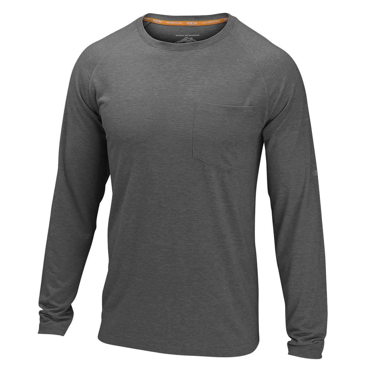 Pacific Trail Men's Performance Long-Sleeve Sun Protection Pocket Tee - Medium