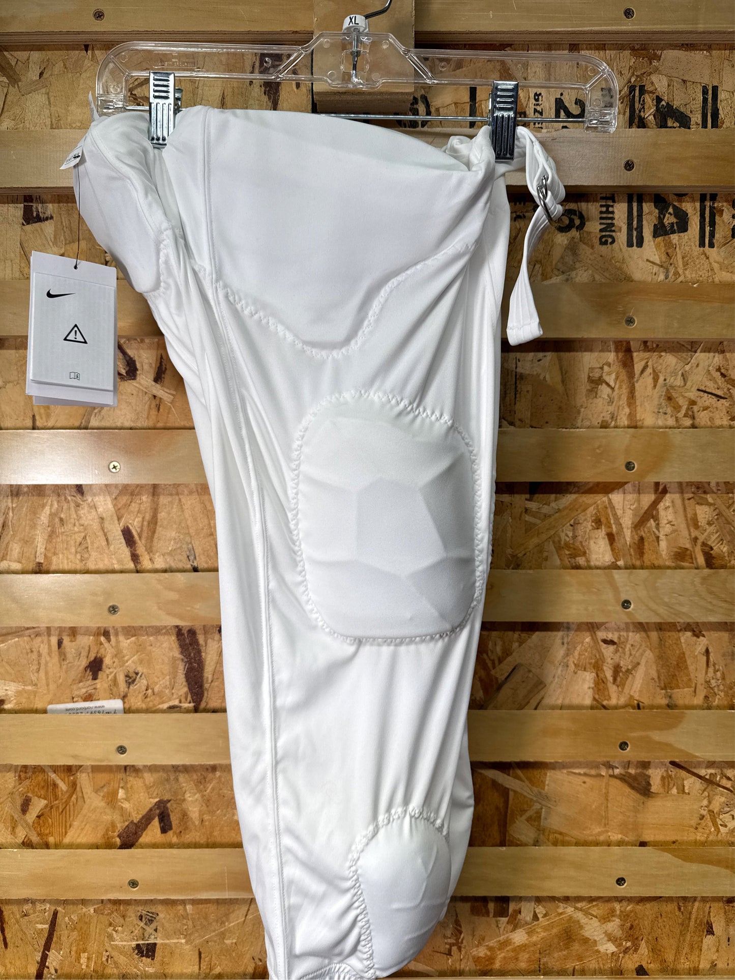 Nike Recruit Integrated Youth Football Pants - White, XL