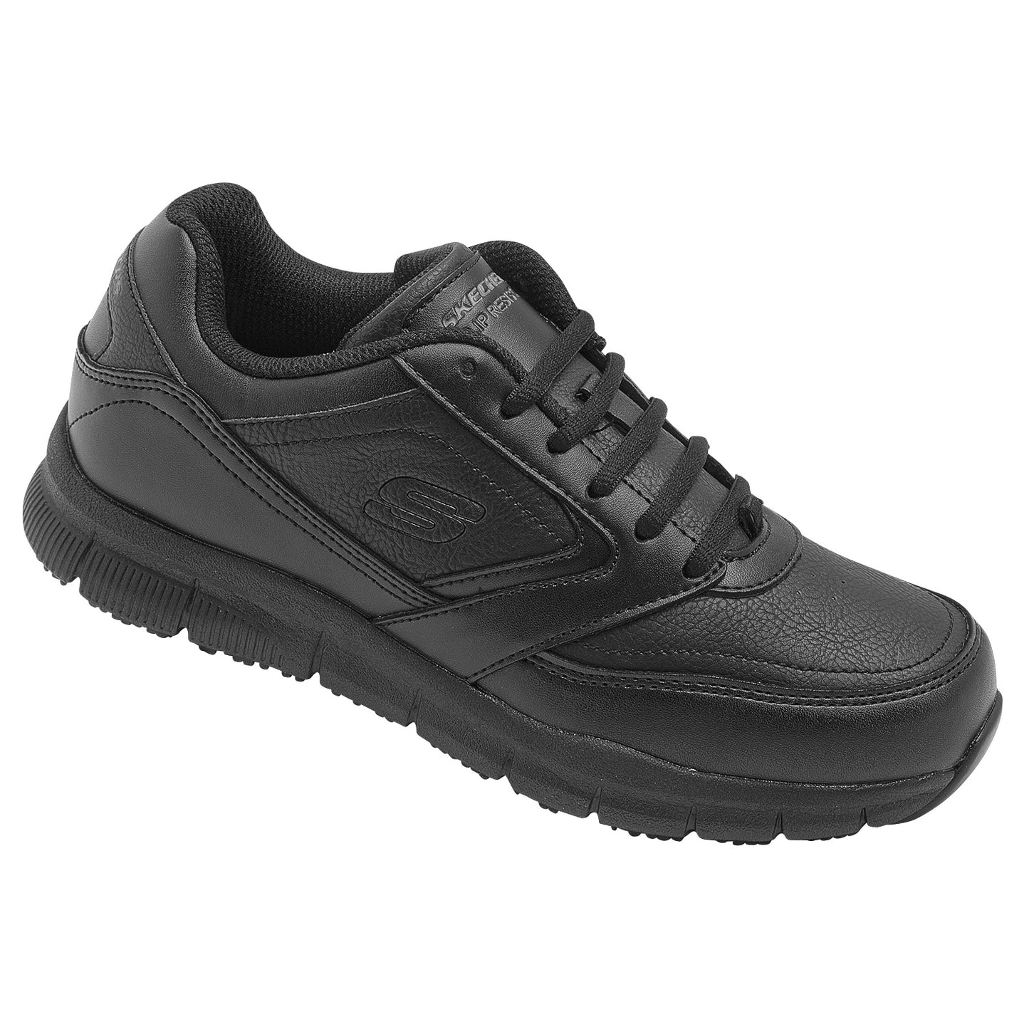 Skechers Women's Nampa Wyola Slip-Resistant Work Shoes - Black, Size 8