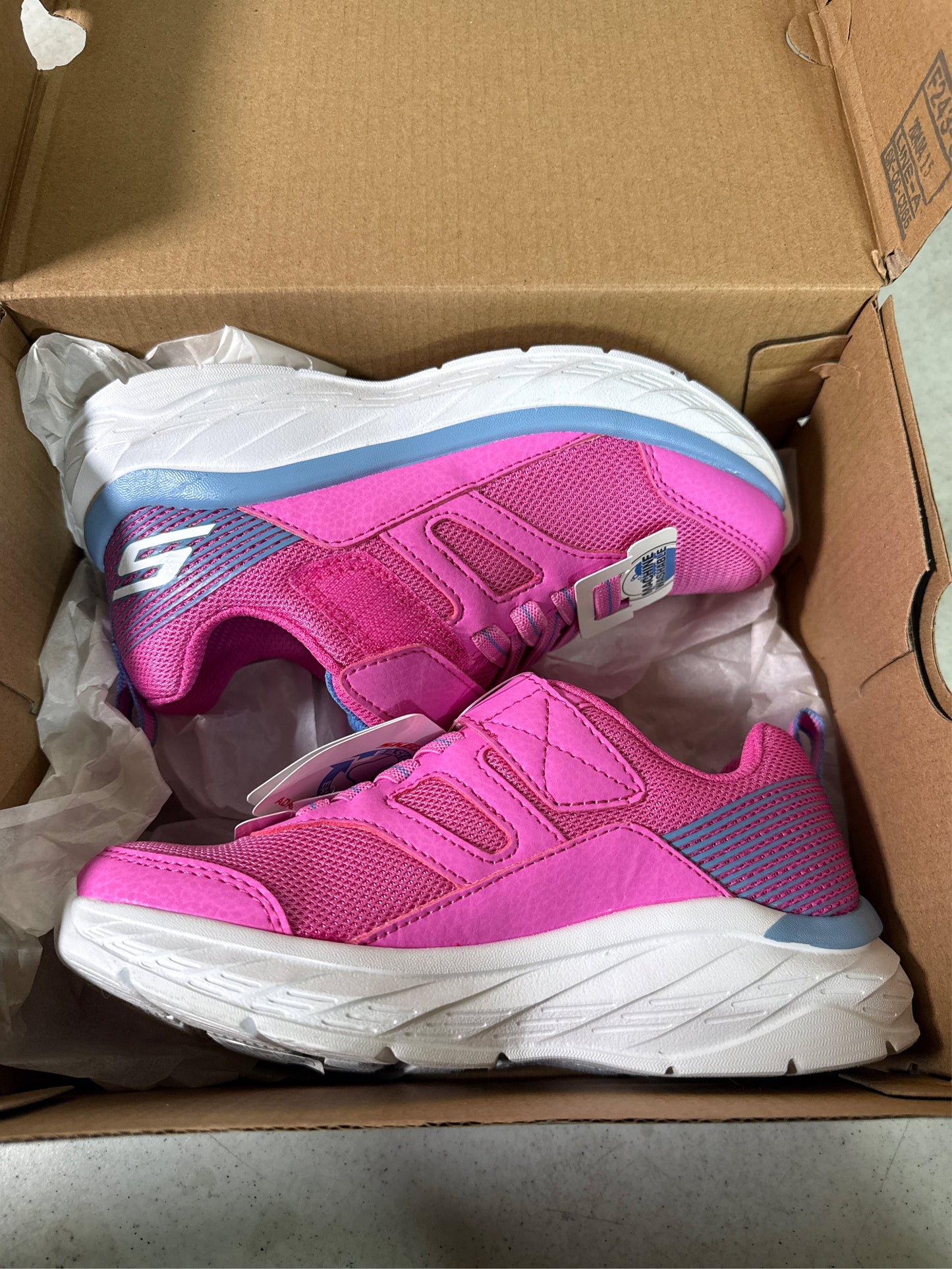 Skechers Boundless Girls' Athletic Shoes - Pink, Size 12