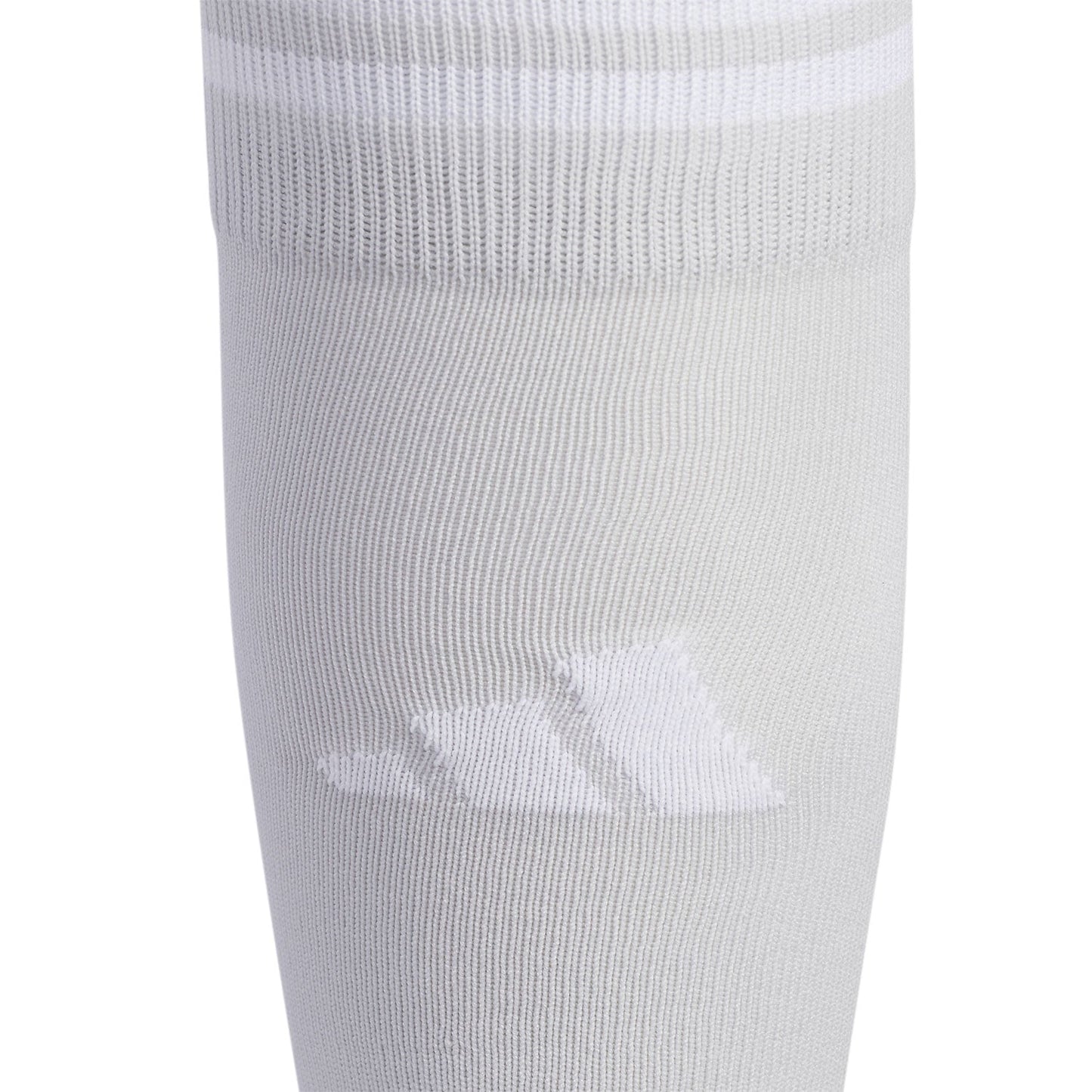 Adidas Copa Zone Cushion V Over-the-Calf Soccer Socks - Light Grey/White, Size S