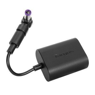Targus Universal USB-C Laptop Charger with Interchangeable Tips - Black