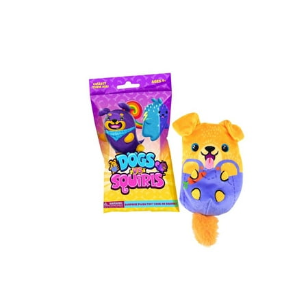 Dogs vs Squirls Mystery Bag - 4" Super-Soft Bean-Filled Plush Toy