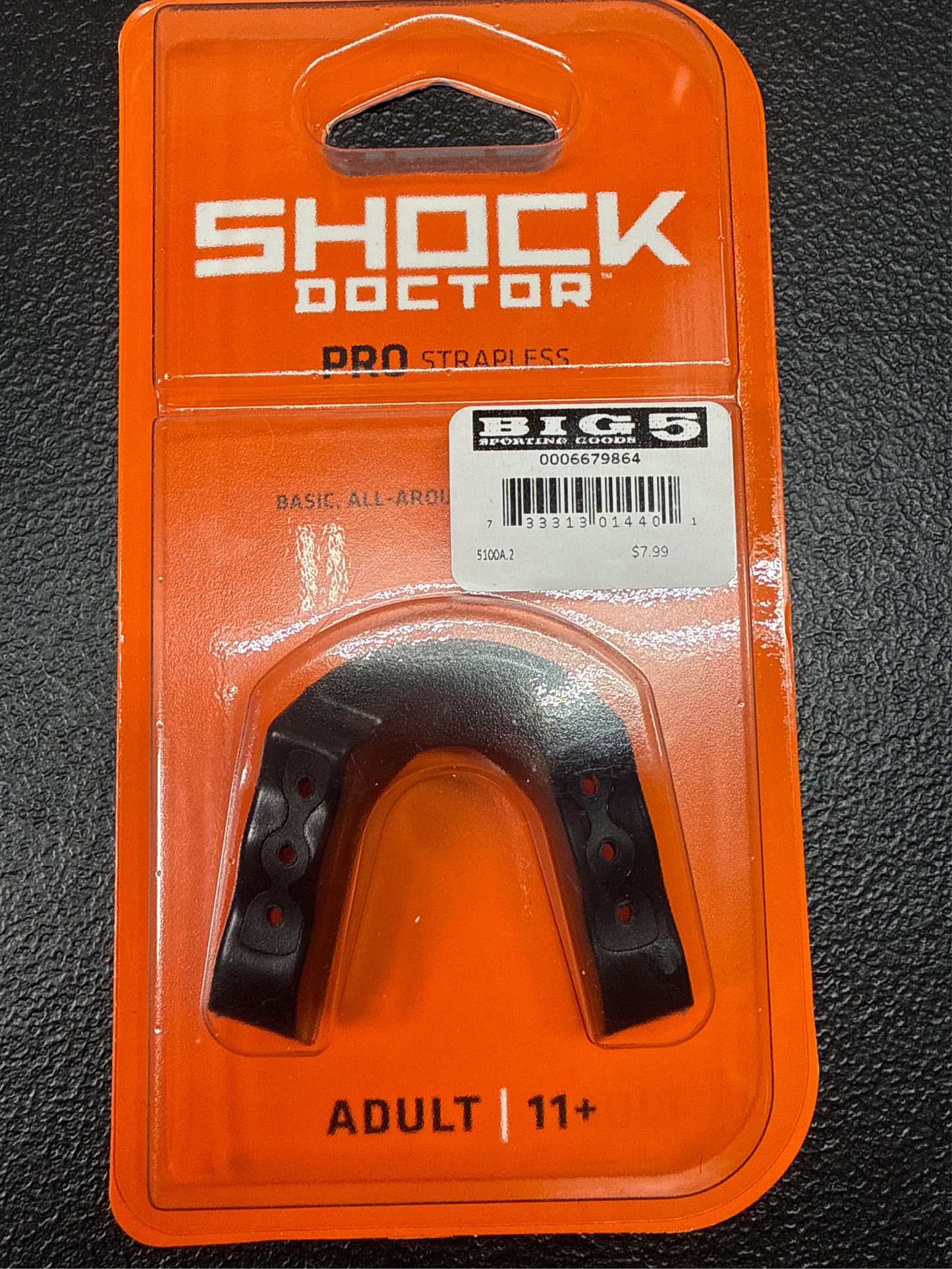 Shock Doctor Adult Pro Athletic Mouthguard - Smoke
