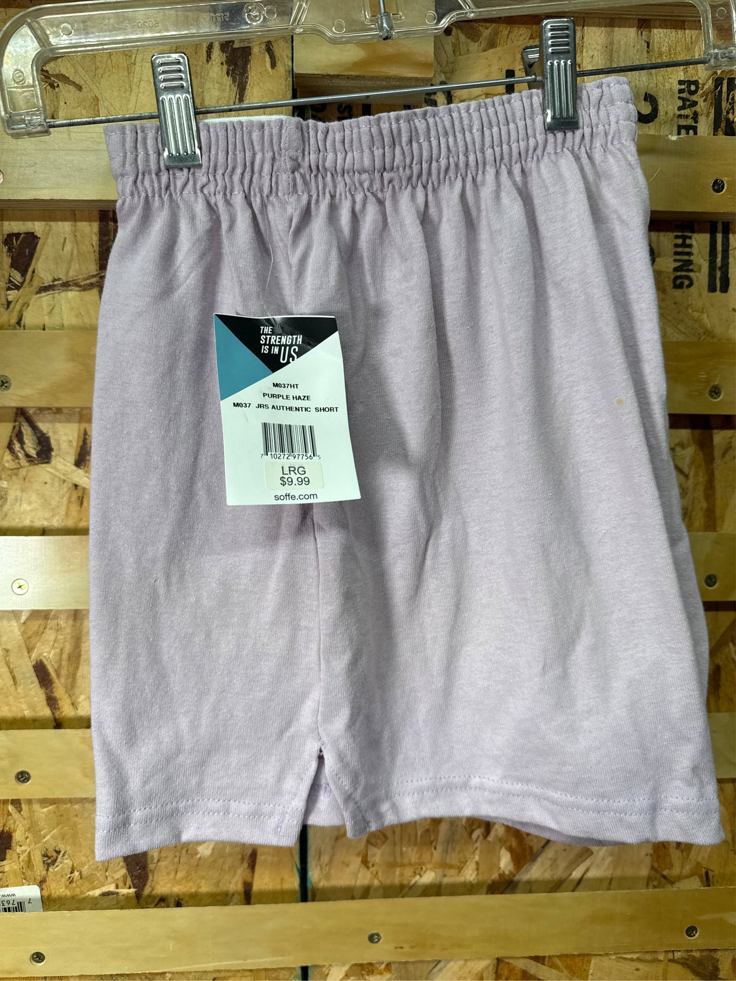Soffe Women's Authentic Jersey Cheer Shorts - Purple Haze, Large
