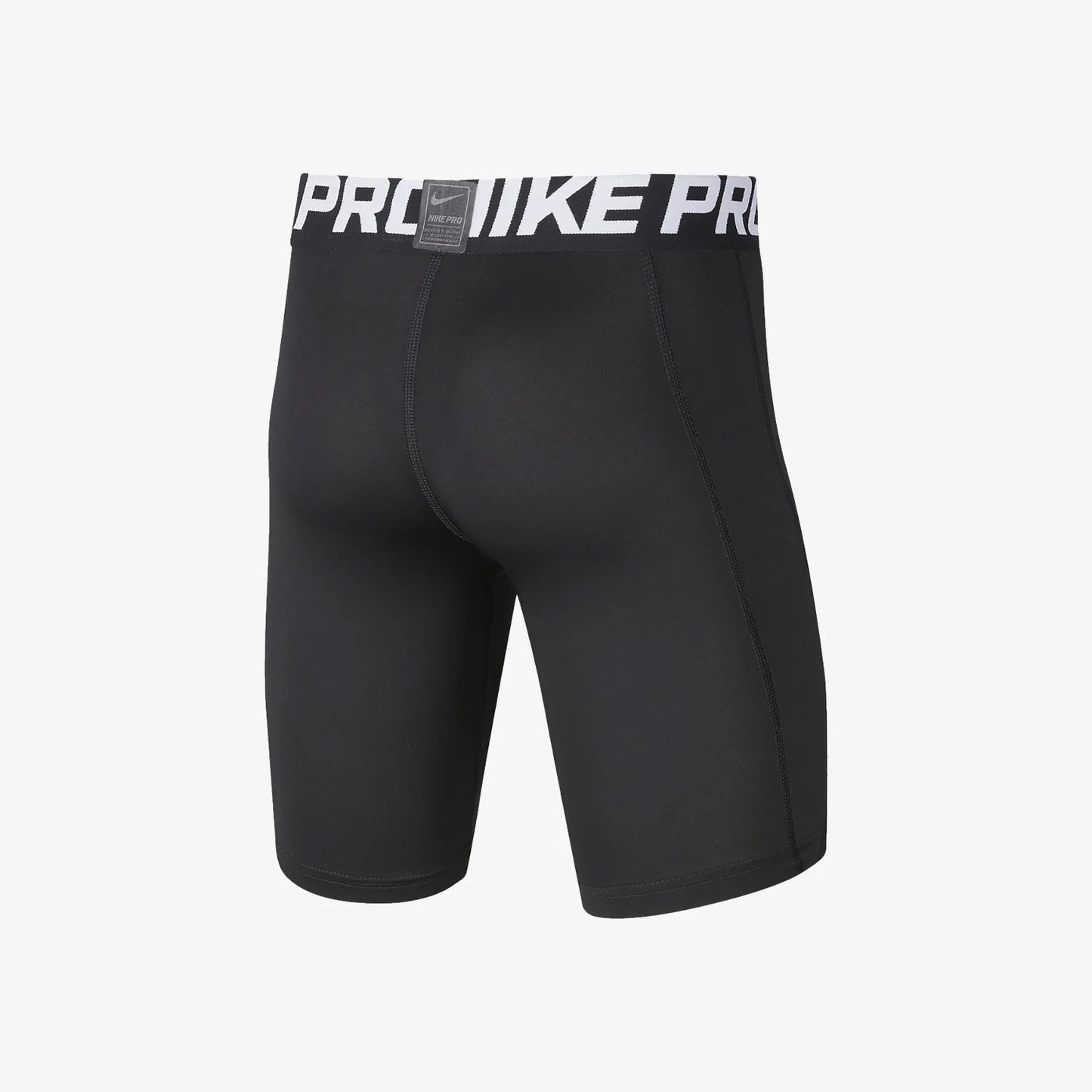 Nike Pro Boys' Compression Shorts - Black/White, Large