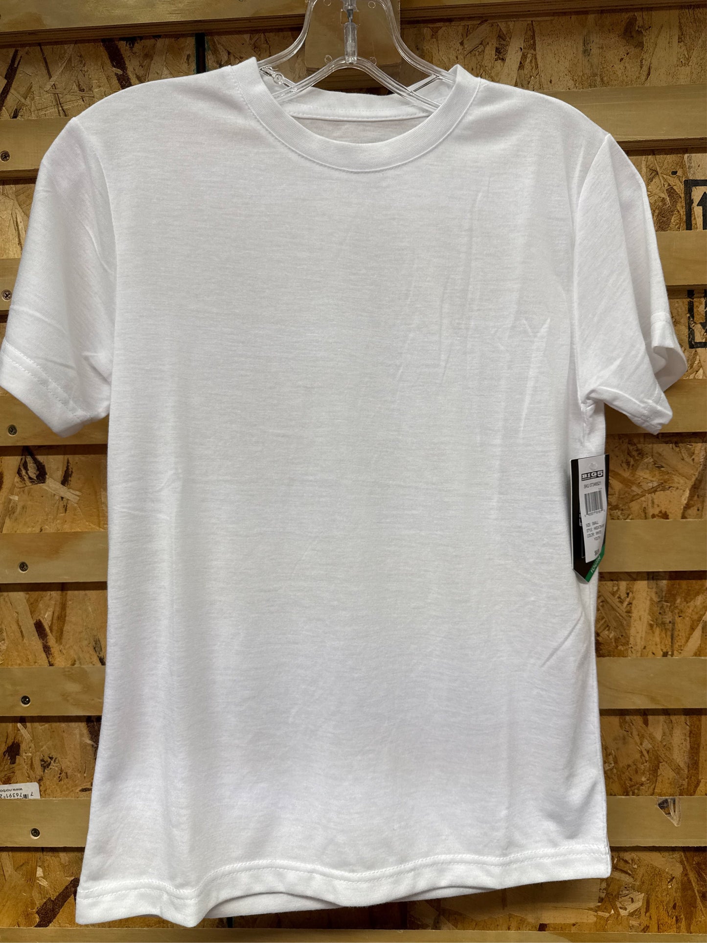 Fit Essentials Boys' Performance Short Sleeve T-Shirt - White, Size S