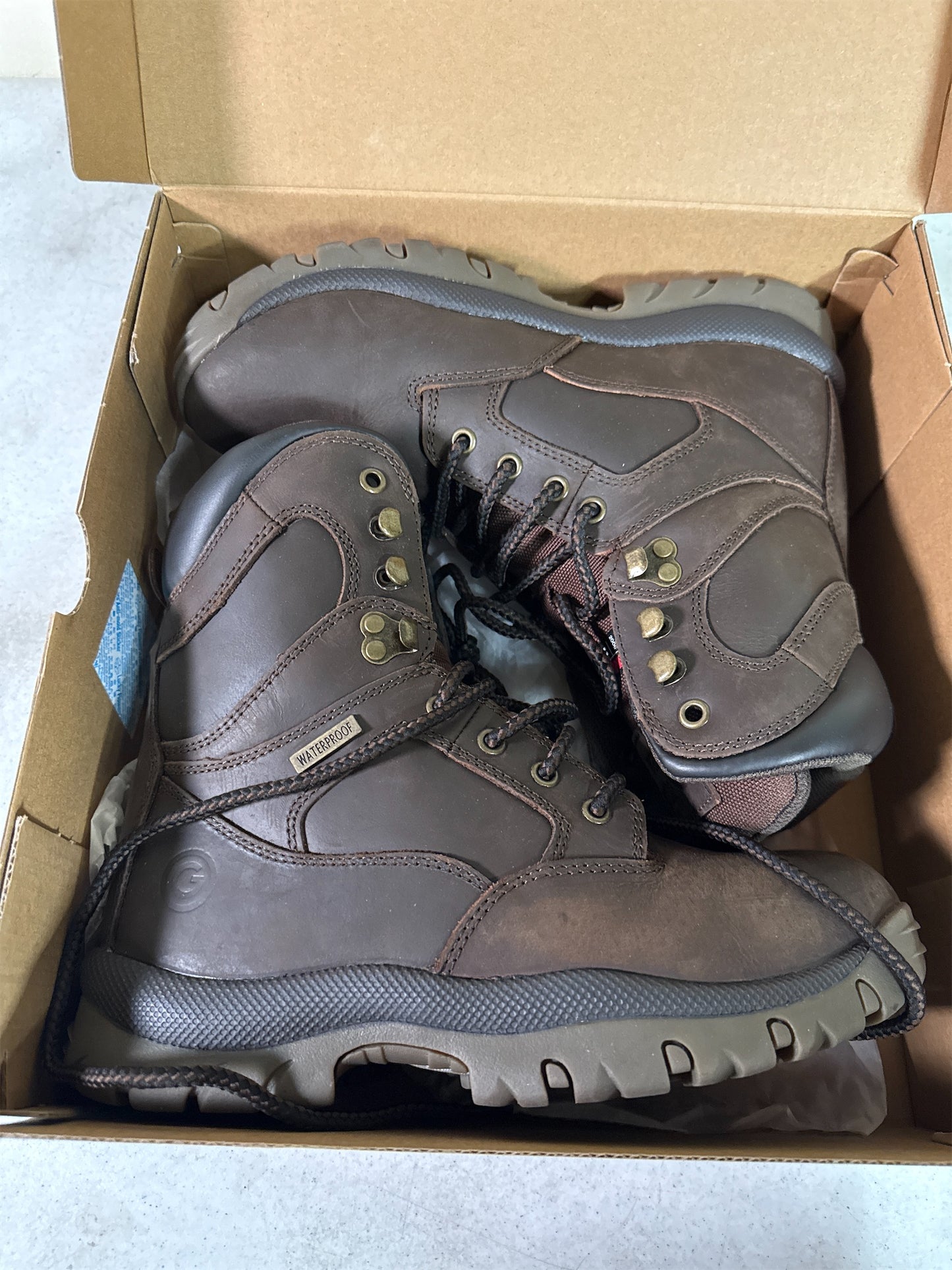 Outdoor Gear Hunter Men's Waterproof Hunting Boots - Brown, Size 8.5