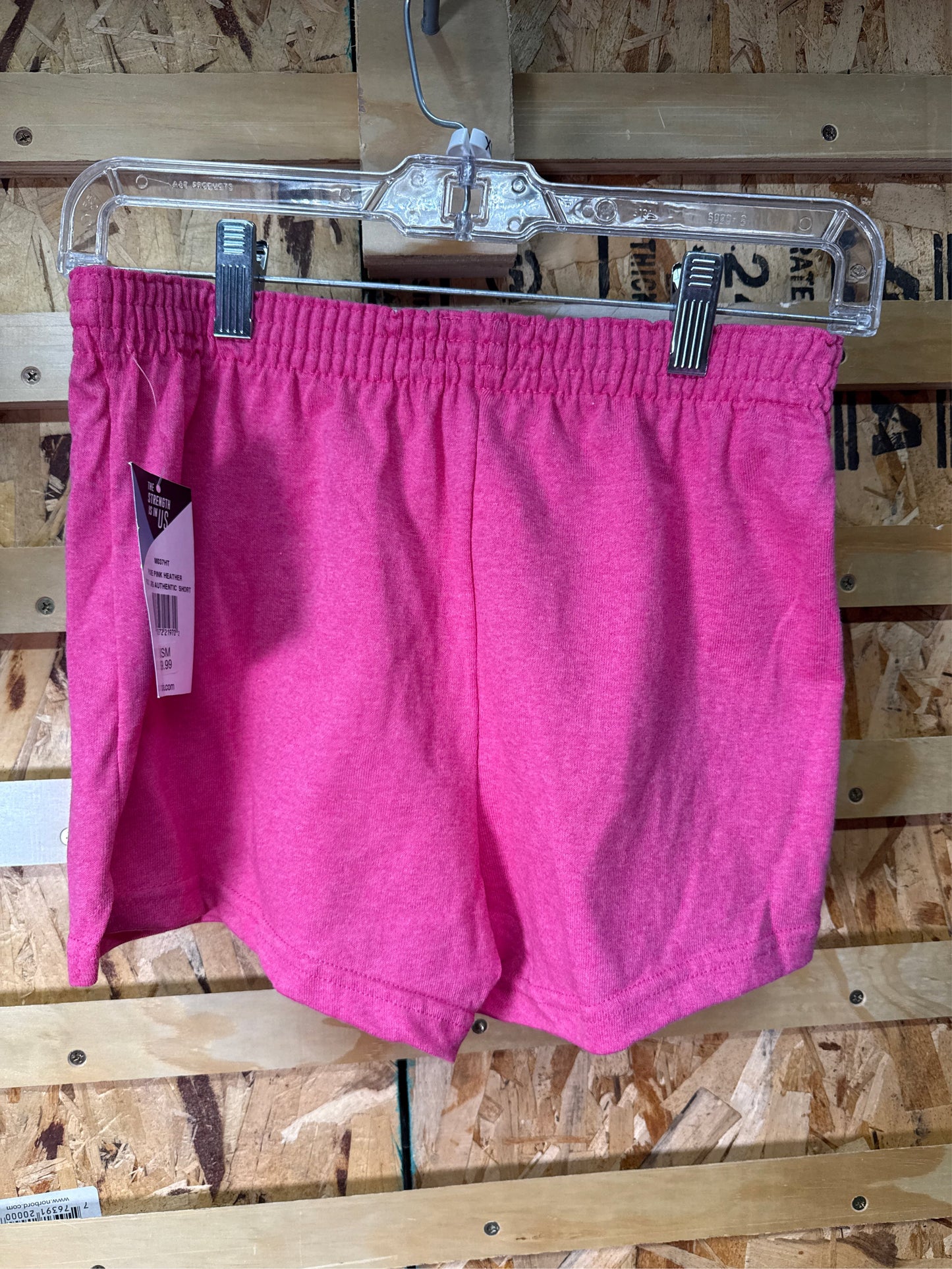Soffe Women's Polyester Jersey Blend Cheer Shorts - Pink, XS