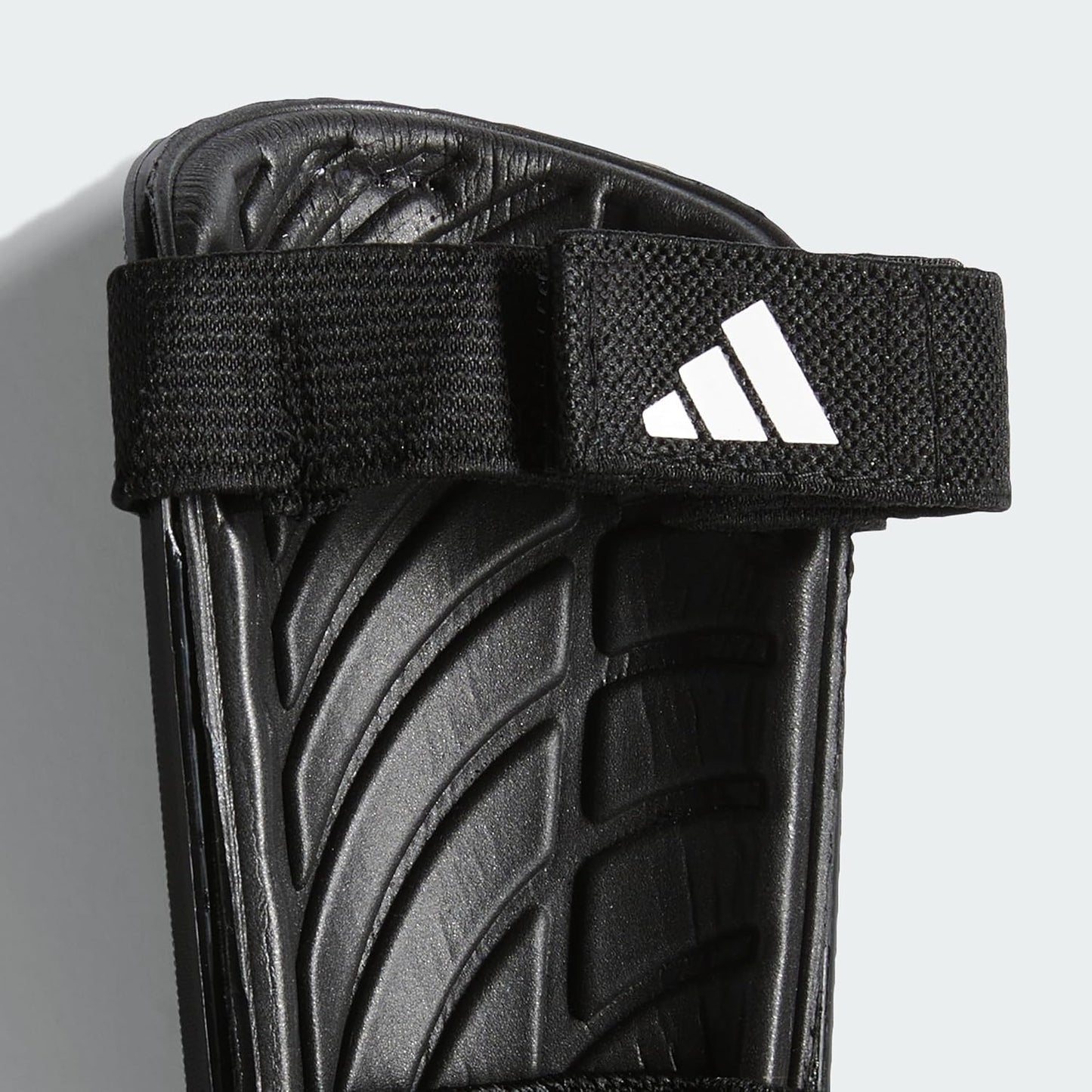 Adidas Tiro Match Junior Soccer Shin Guards with Ankle Protection - Black/Gold, Medium