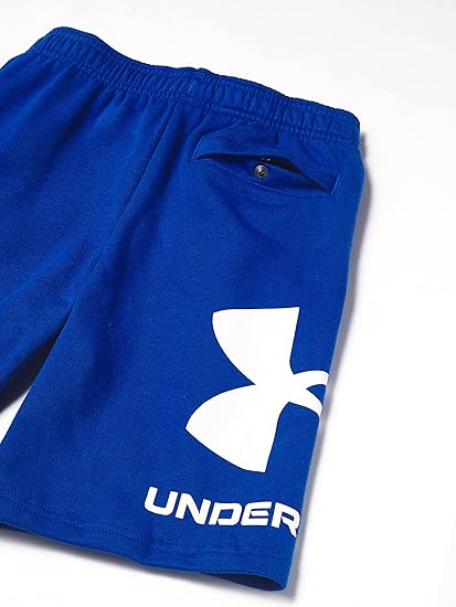 Under Armour Boys' Rival Fleece Logo Shorts - Bright Blue, Large