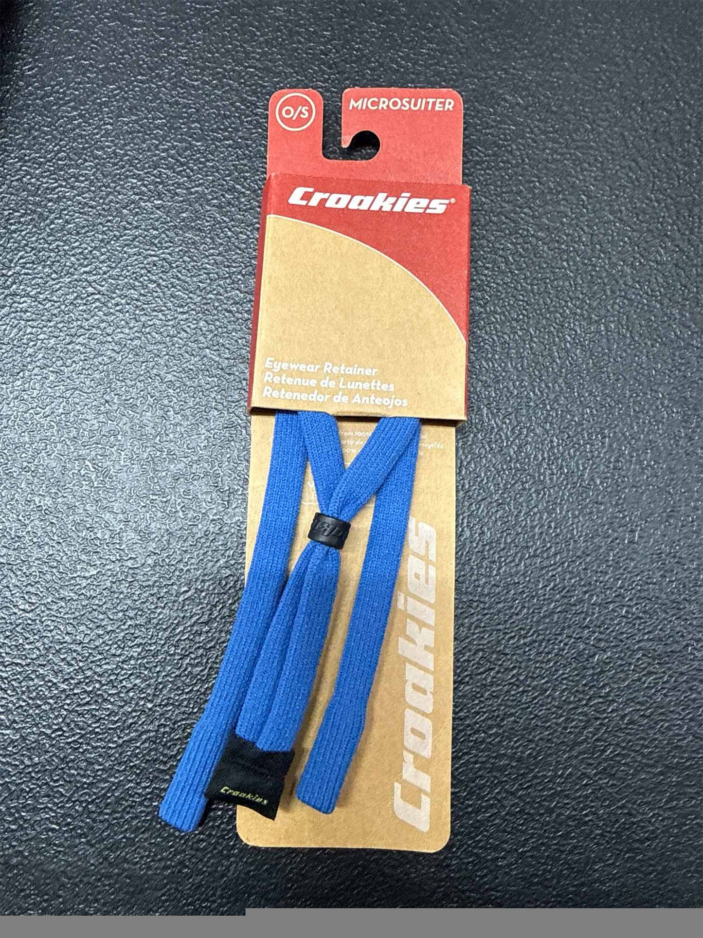 Croakies Cotton Suiter Adjustable Eyewear Retainer - Royal Blue