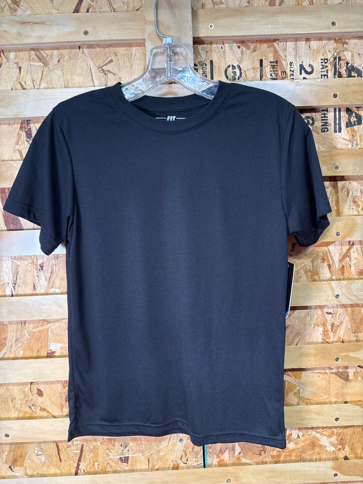 Fit Essentials Kids' Performance Short Sleeve Tee - Black, Small