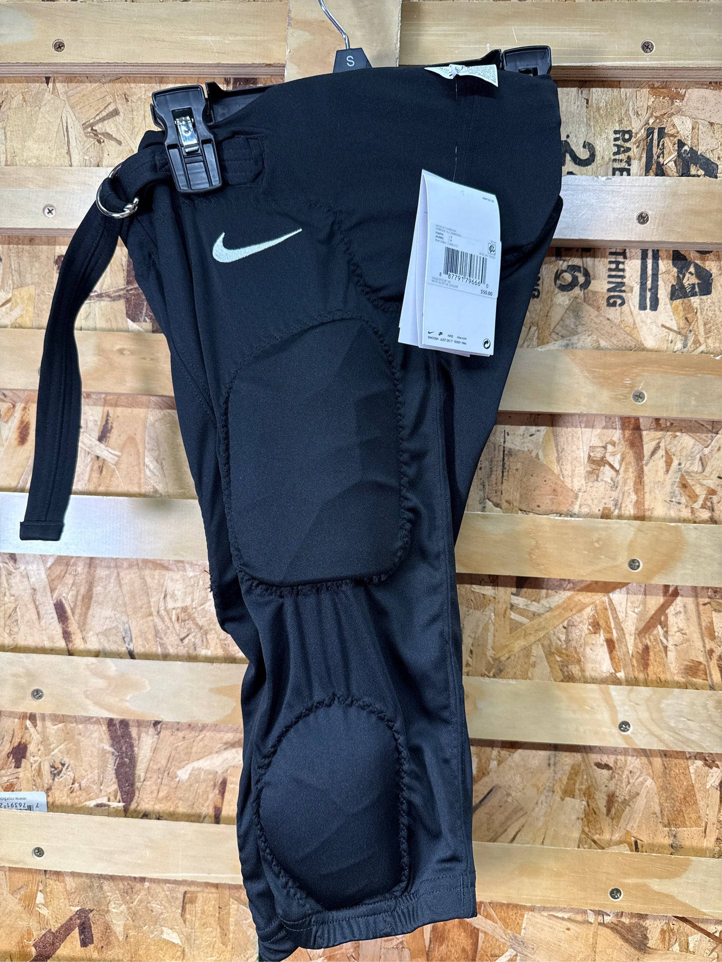 Nike Recruit Integrated Youth Football Pants - Black, Small