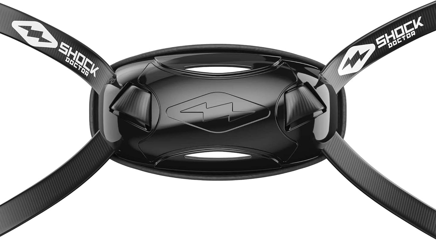 Shock Doctor Adult Showtime Football Chinstrap - Black