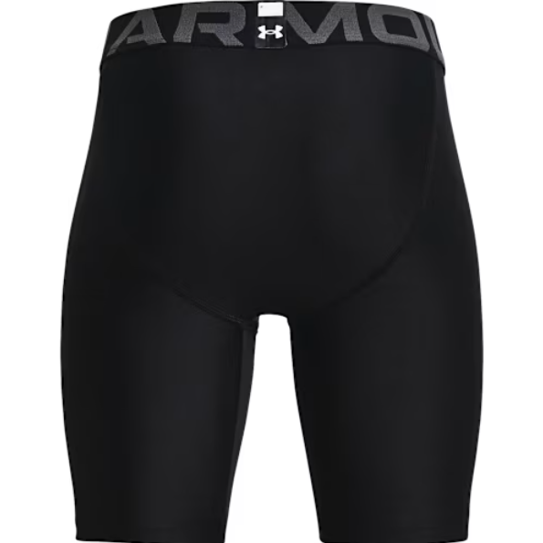 Under Armour Boys' HeatGear Armour Compression Base-Layer Shorts - Black, Youth Large