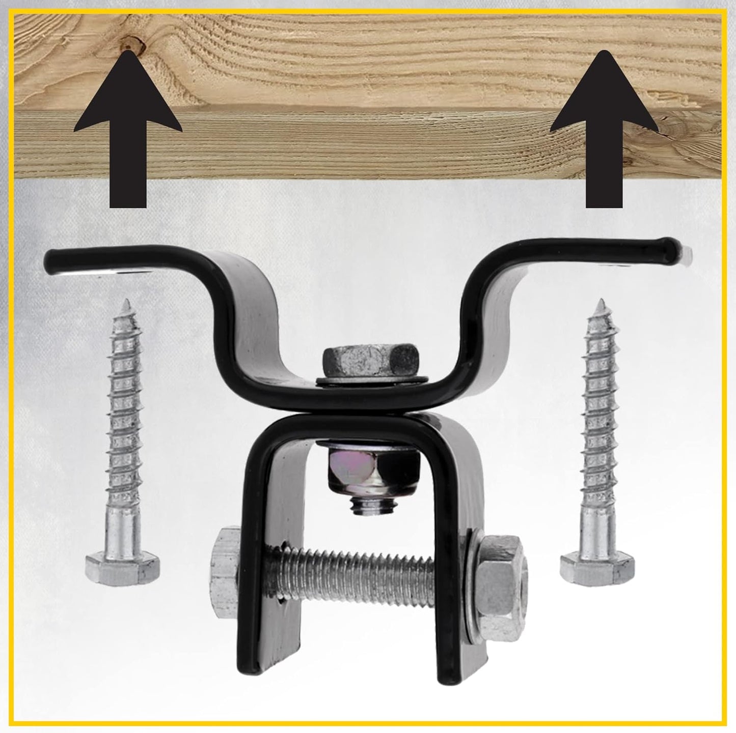 Everlast Heavy Bag Wood Beam Hanger - Black