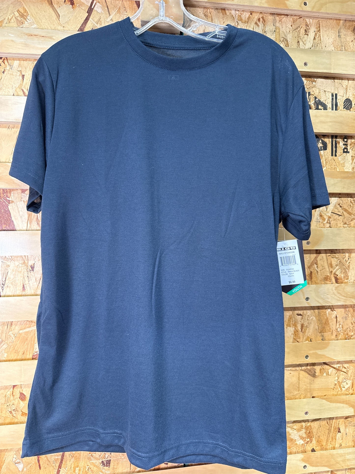 Fit Essentials Boys' Performance T-Shirt, Navy Blue - Youth XL