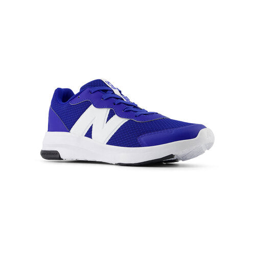 New Balance Boys' 578 V1 Running Shoes - Blue/White, Size 5