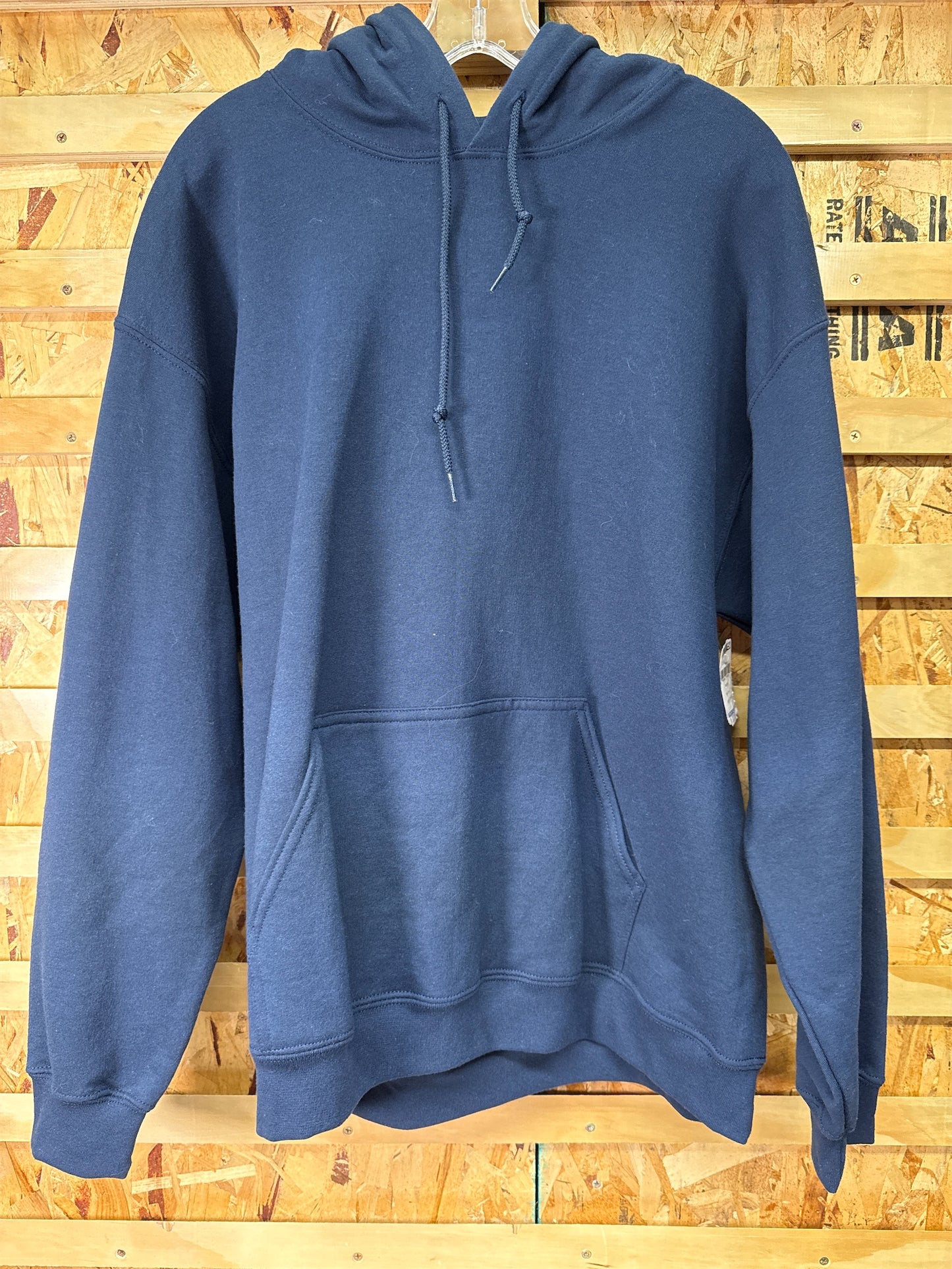 Gildan Men's Heavy Blend Fleece Pullover Hoodie - Navy Blue, Large