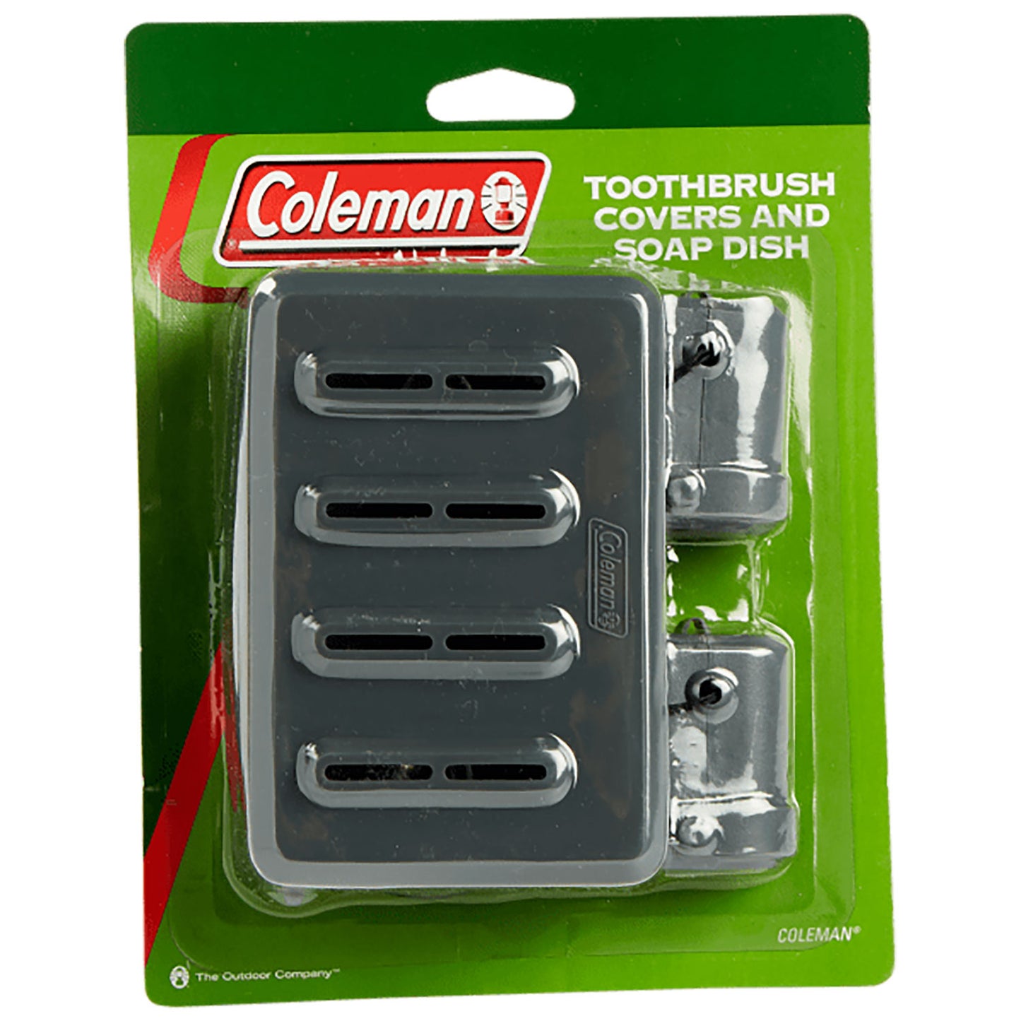 Coleman Camping Soap Dish and Toothbrush Holder Set - Black
