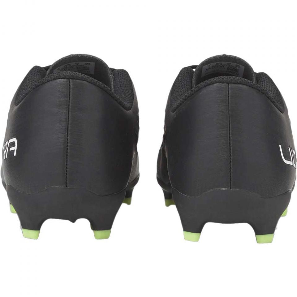 Puma Ultra 4.4 FG/AG Junior Soccer Cleats - Black/White/Fizzy - Size 12C