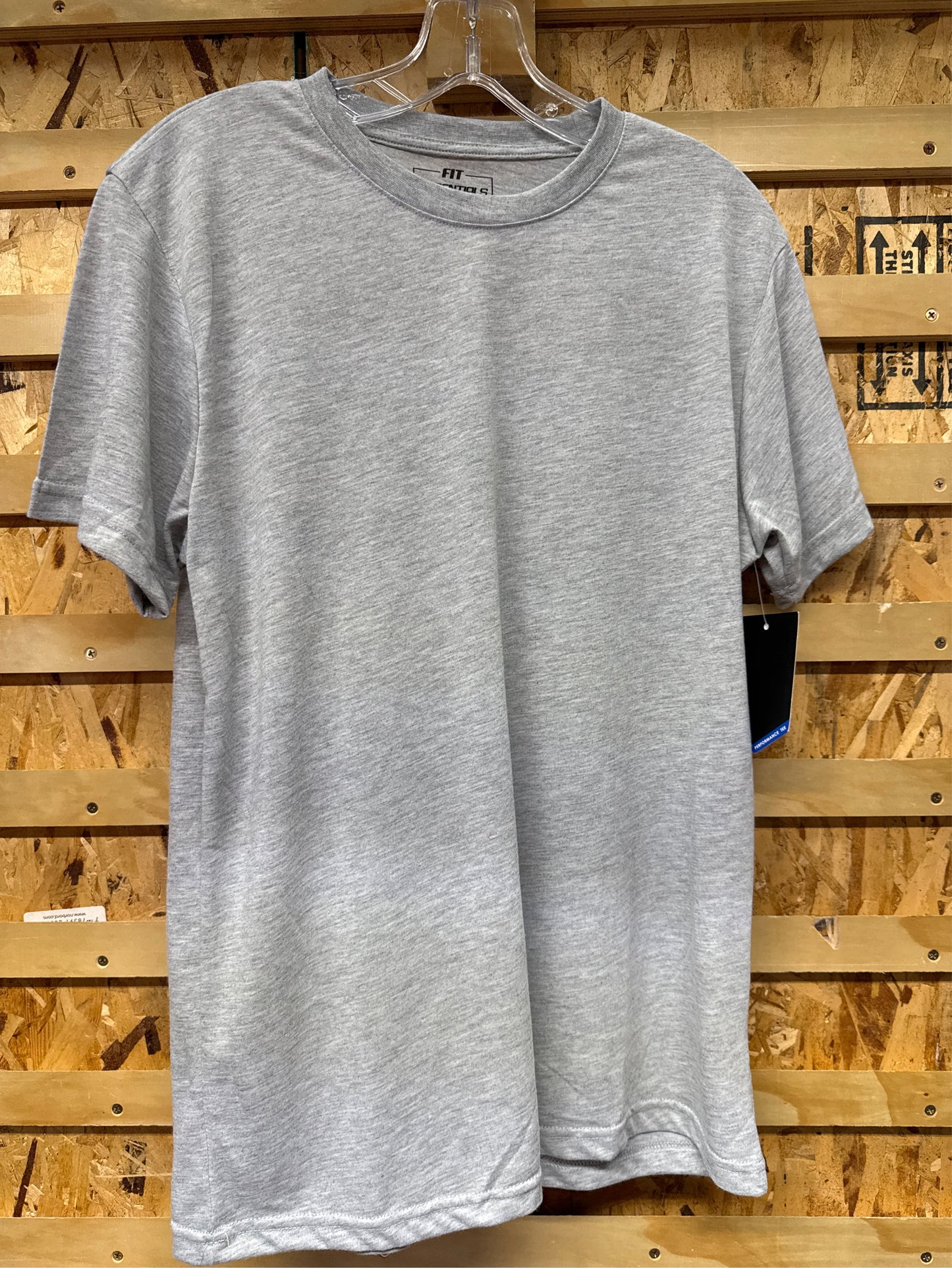 Fit Essentials Kids' Gray Performance Tee - XL