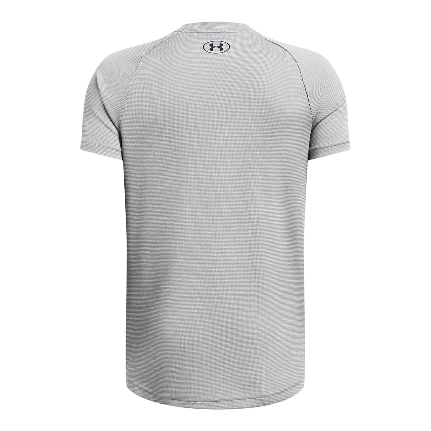 Under Armour Boys' Textured Tech Short Sleeve T-Shirt - Gray, Size S