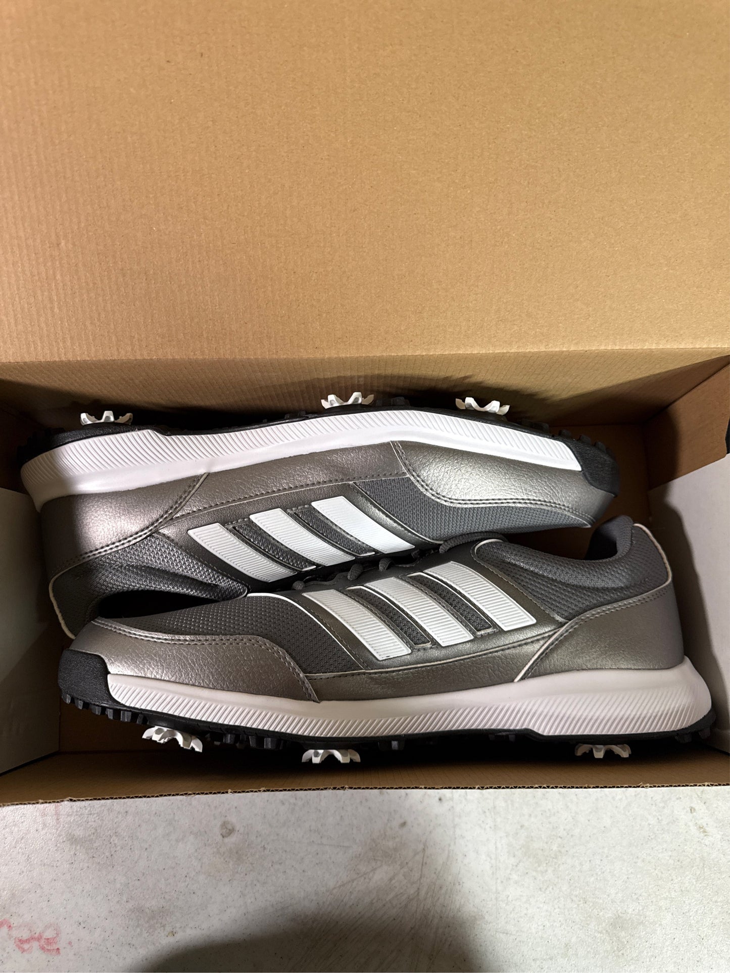 Adidas Men's Tech Response 2.0 Golf Shoes - Iron, Size 14
