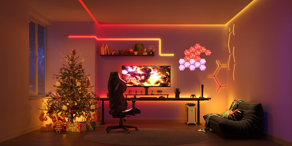 Govee Smart TV Backlight 3S - 11.8ft RGBIC LED Strip Lights for 55-65 inch TVs