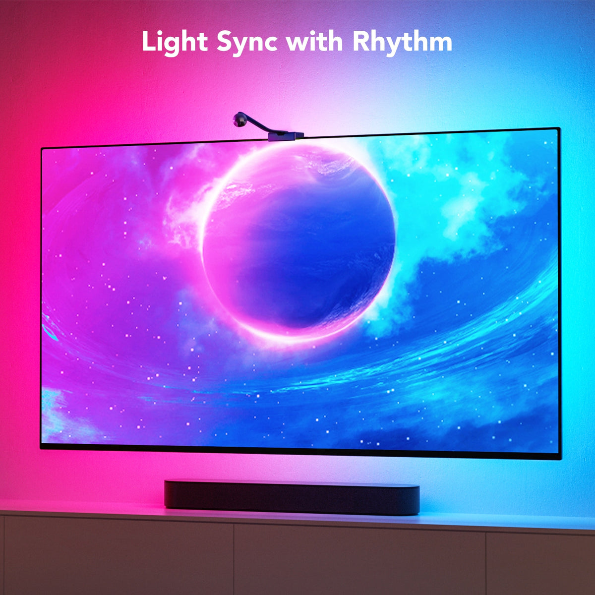Govee Smart TV Backlight 3S - 11.8ft RGBIC LED Strip Lights for 55-65 inch TVs