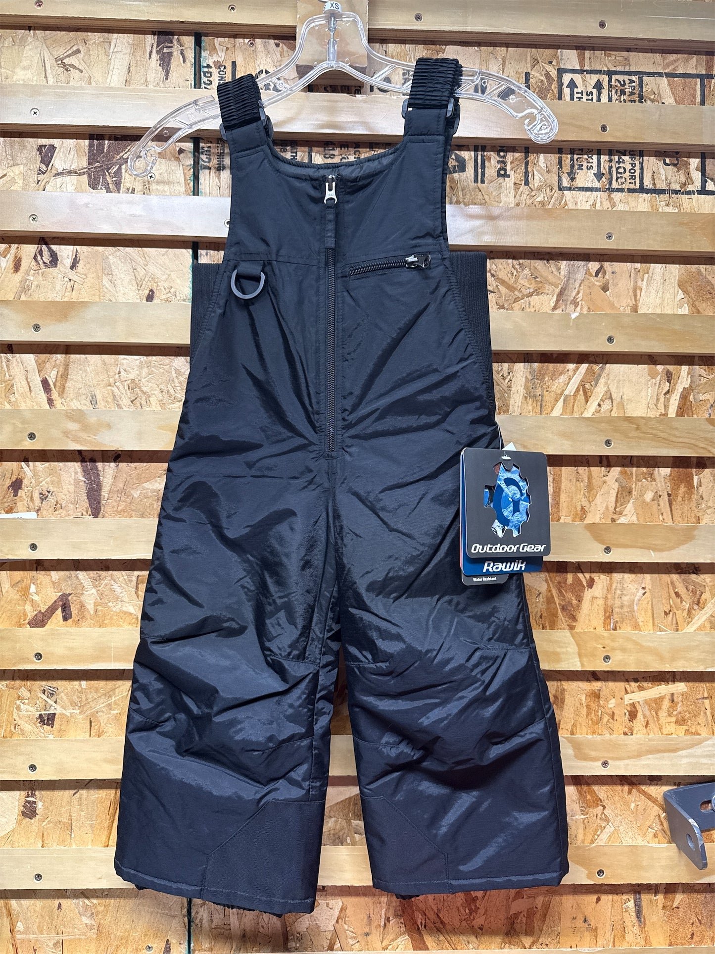 Rawik Unisex Kids' Cirque Insulated Snow Bib - Black, Size 3T