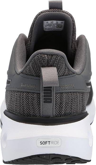 Puma Men's Softride Carson Knit Athletic Shoes - Dark Gray/Black, Size 7.5