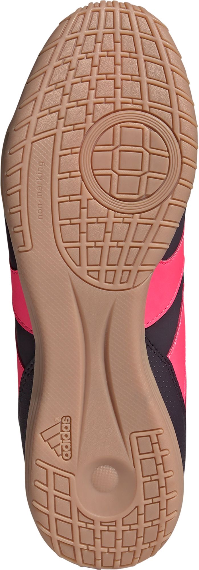 Adidas Predator Club Indoor Sala Soccer Shoes - Aurora Black/Turbo/Gum, 8M/9W