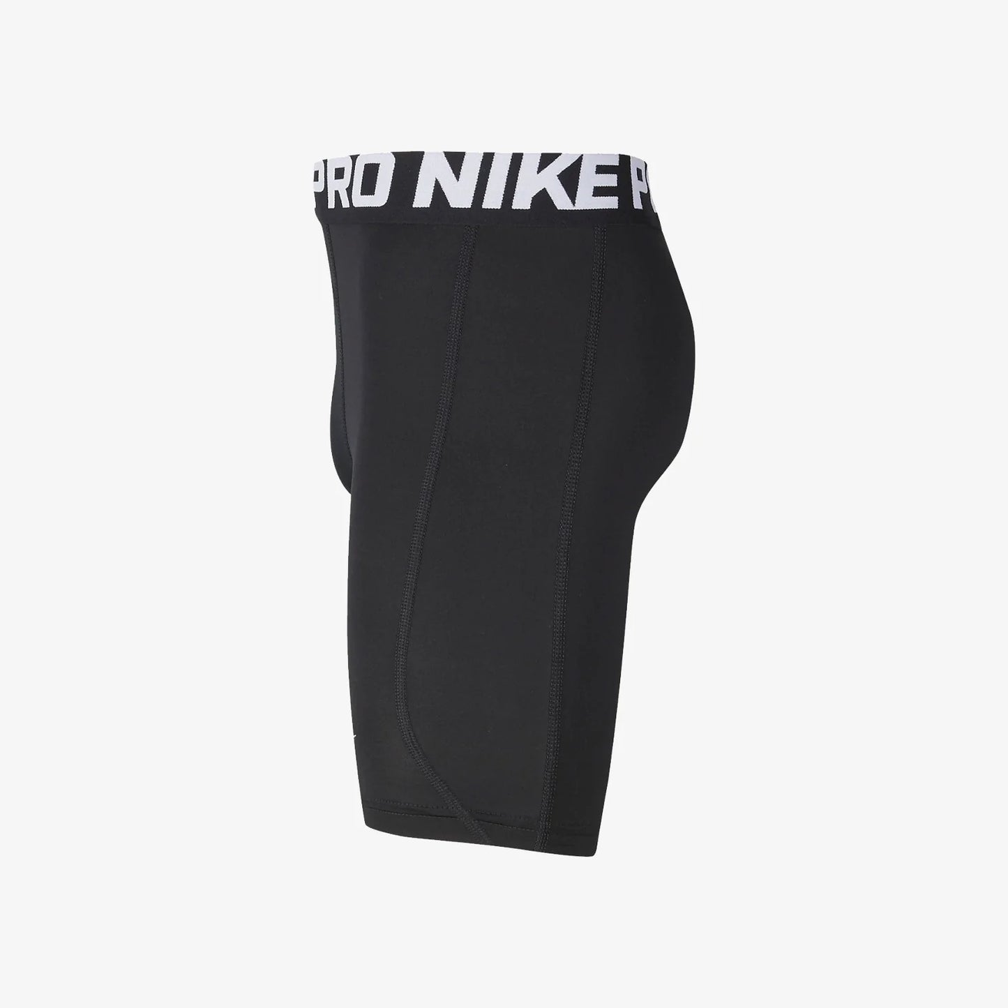 Nike Pro Boys' Compression Shorts - Black/White, Large