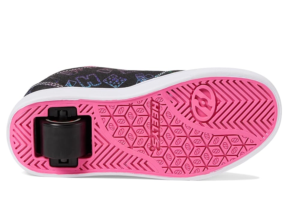 Heelys Kids' Pro 20 Skate Sneakers - Black/Rainbow/Pink - Size 1