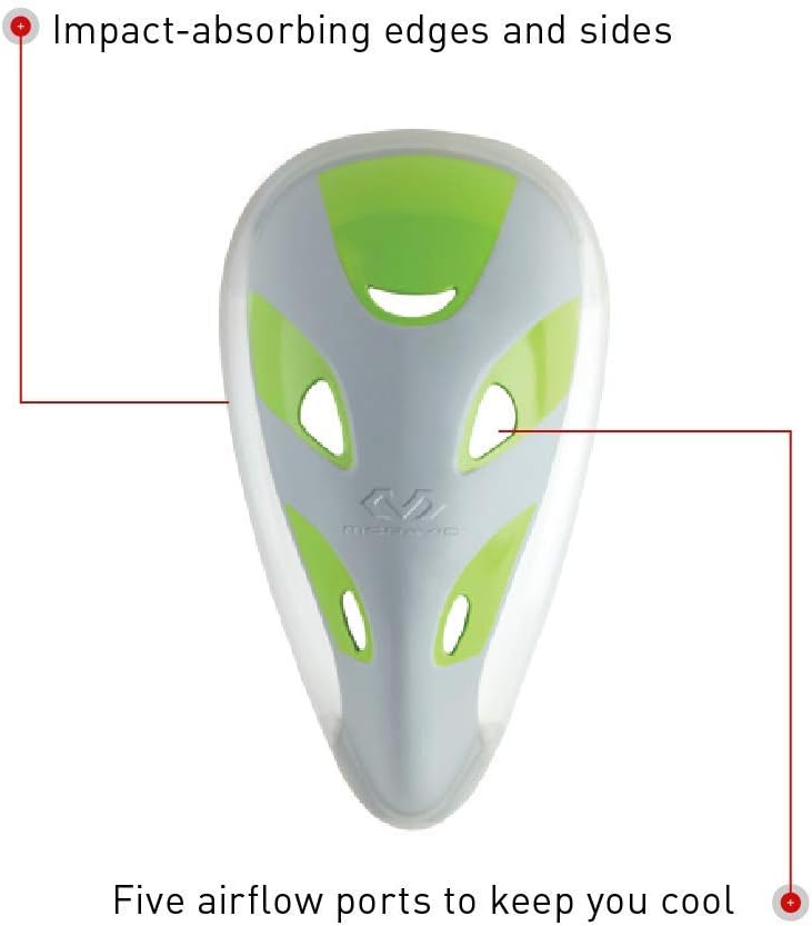 McDAVID Youth Lightweight Flex Cup - Green/Gray, Small