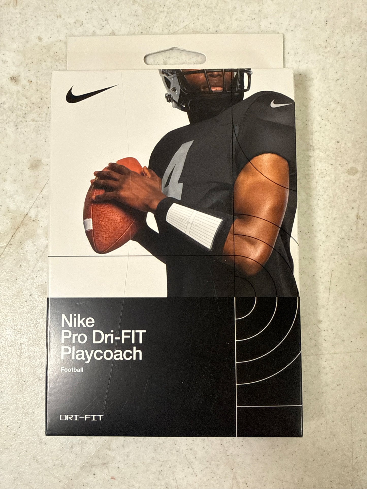 Nike Pro Dri-FIT Adult Playcoach 2.0 Football Armband - Black/White
