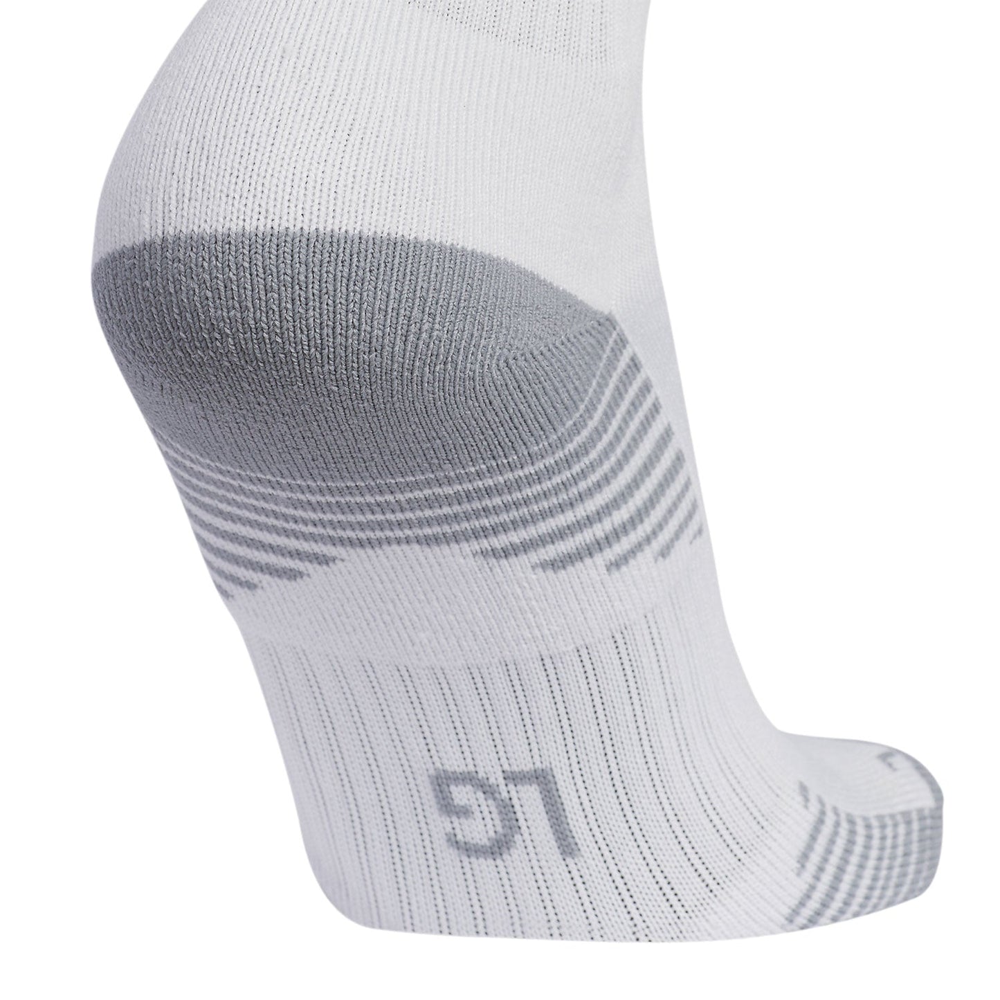 Adidas Copa Zone Cushion V Over-the-Calf Soccer Socks - Light Grey/White, Size S
