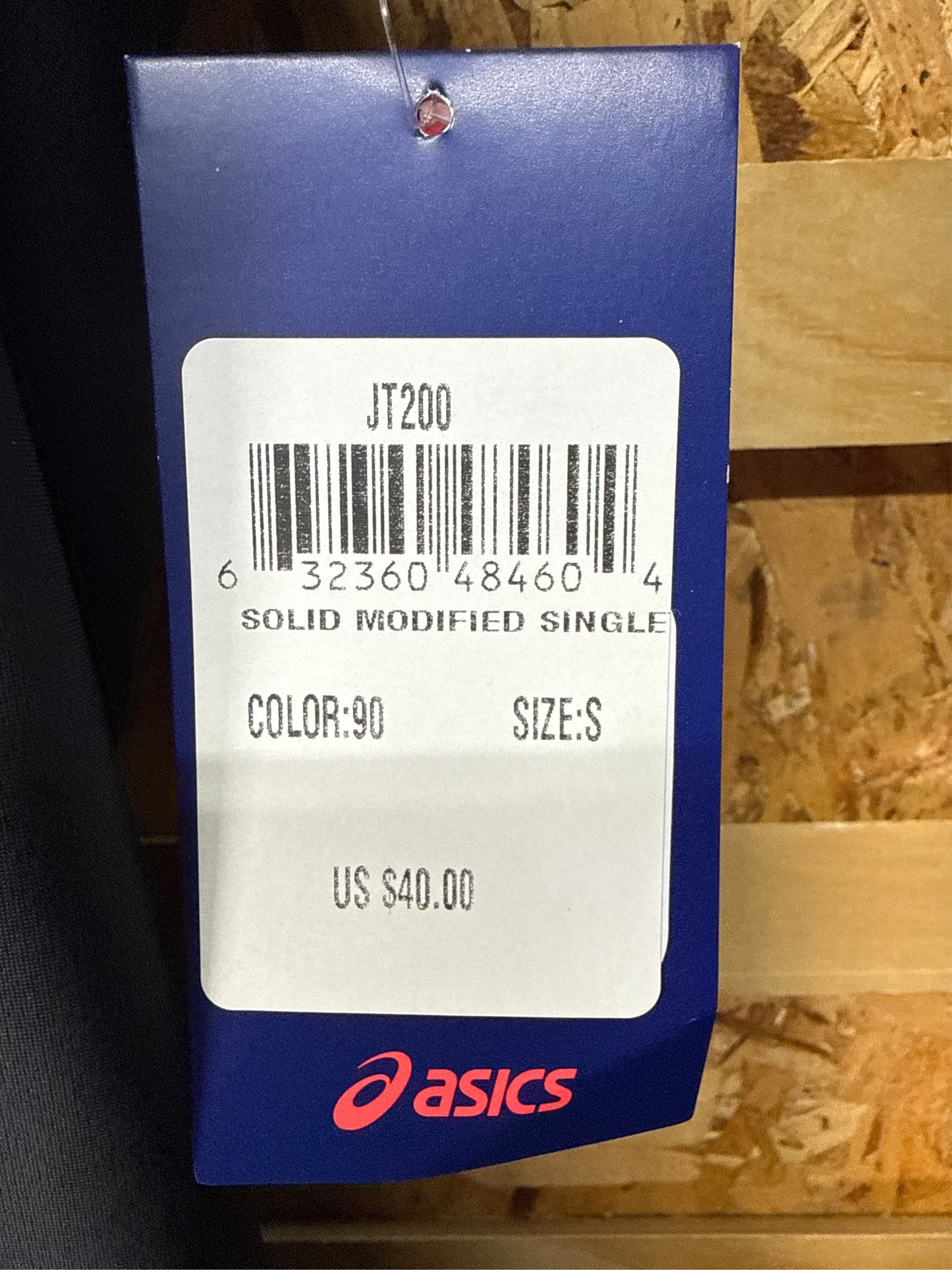 ASICS Adult Solid Modified Wrestling Singlet - Black, Size S