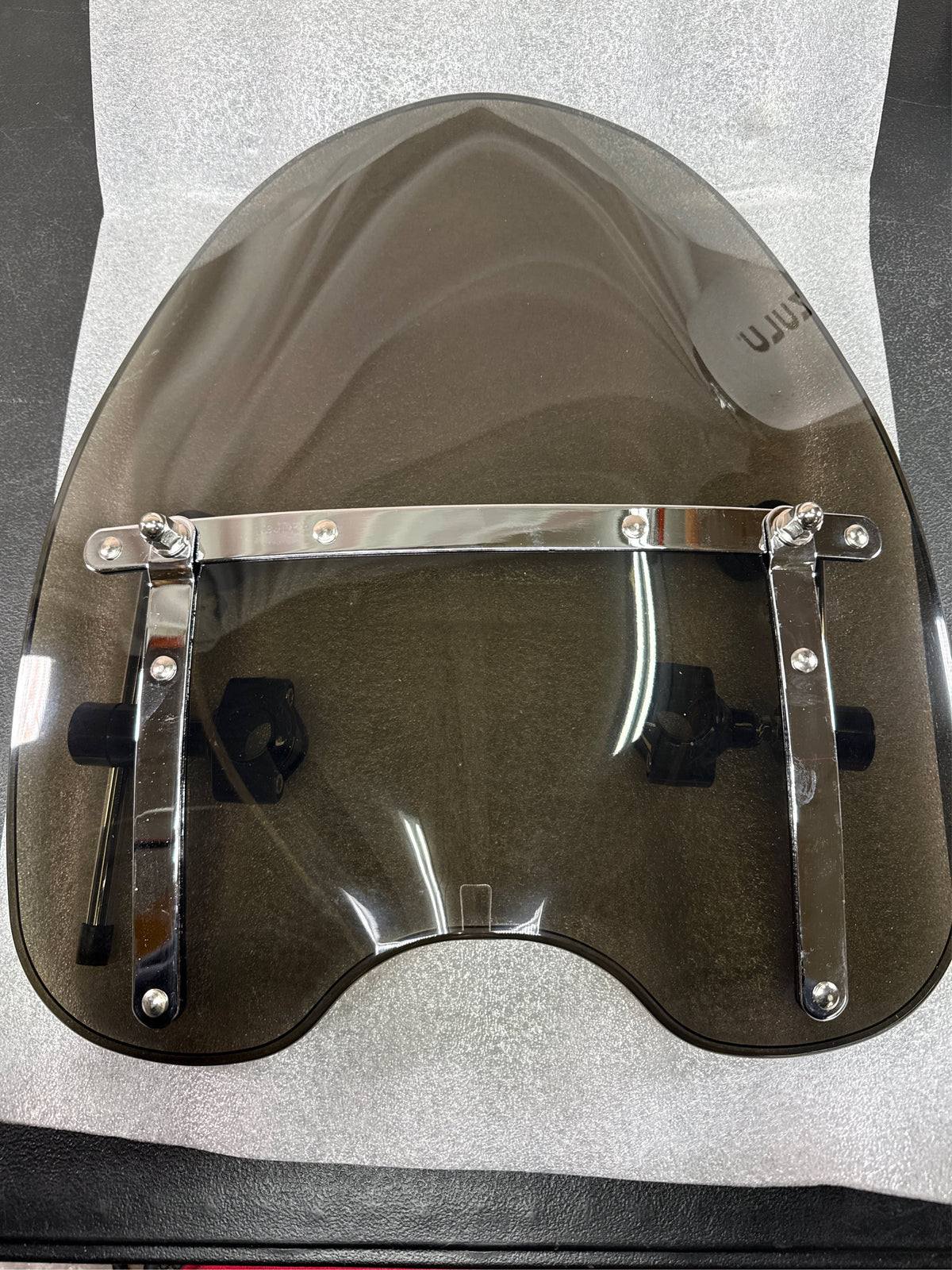 WULEEP Universal Motorcycle Windscreen Windshield Wind Deflector