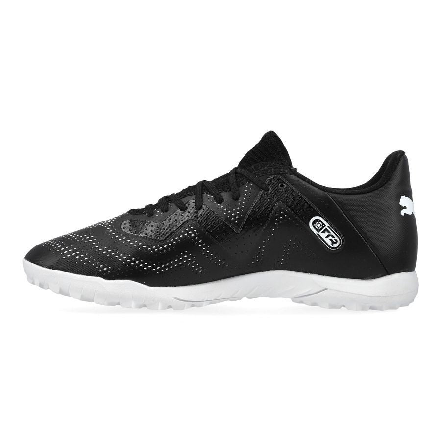 Puma Future Play IT Junior Soccer Shoes - Black/White, Youth Size 5.5