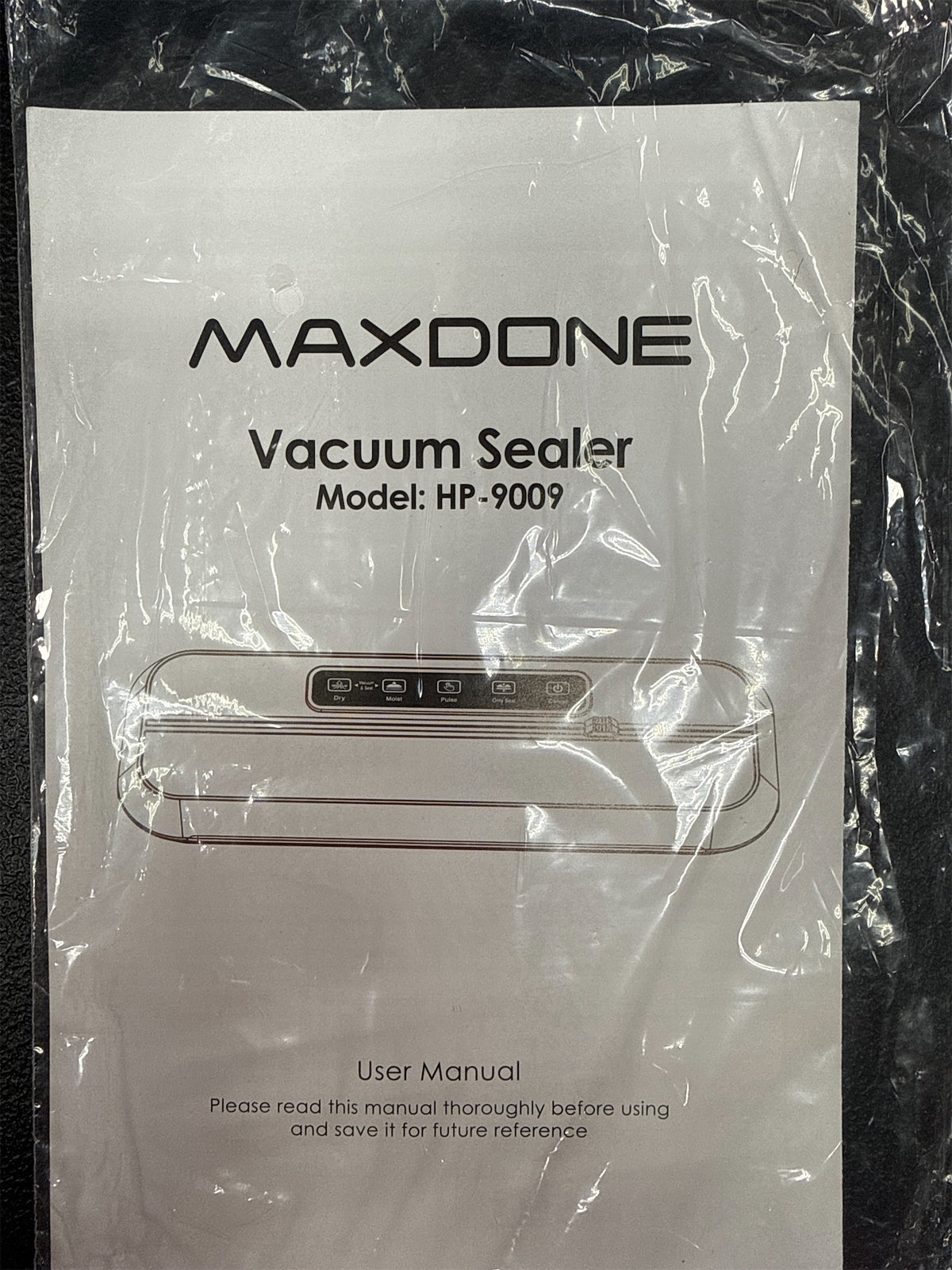 MaxDone HP-9009 110W Vacuum Sealer Machine for Dry and Moist Food Preservation