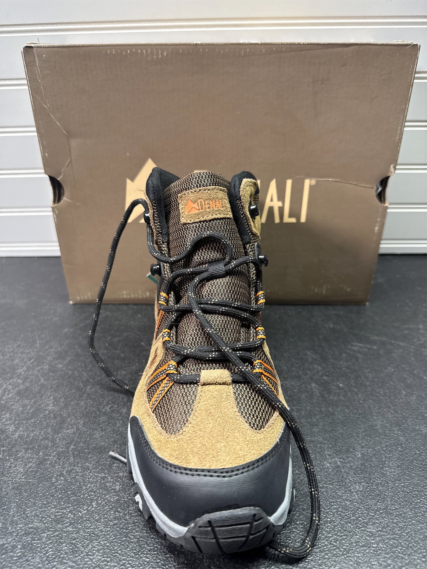 Denali Cypress Boys' Hiking Boots - Brown Combo, Size 7
