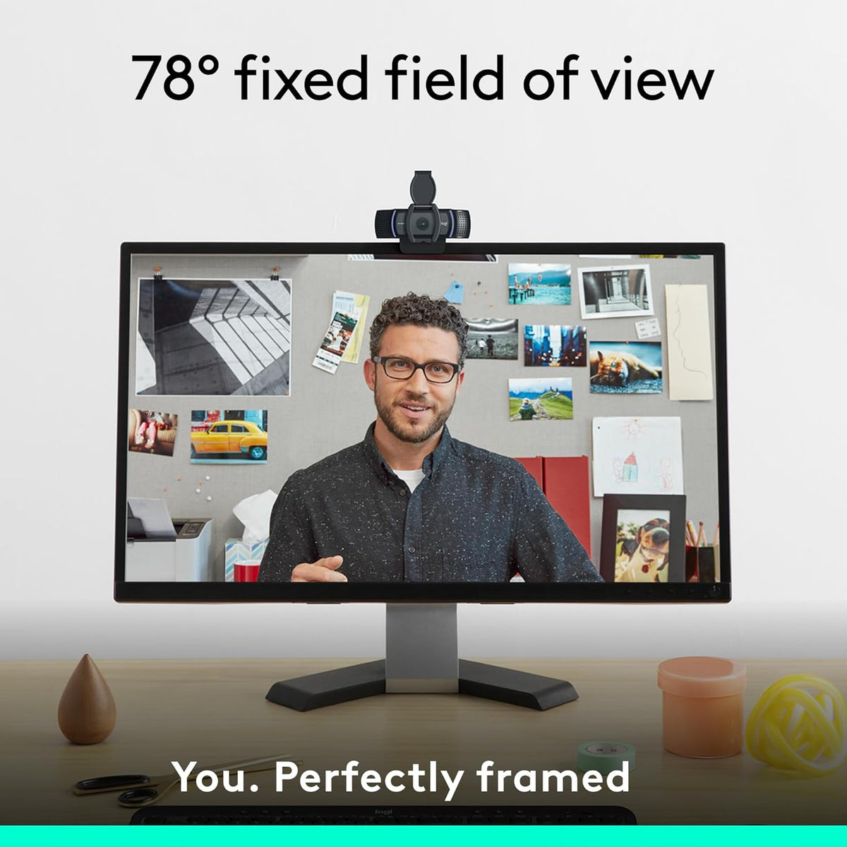 Logitech C920e Business Webcam - 1080p HD 30fps USB-A Black