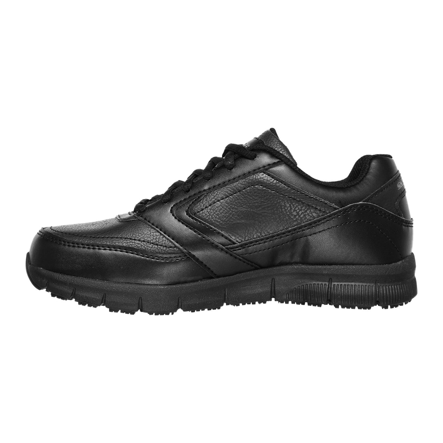 Skechers Women's Nampa Wyola Slip-Resistant Work Shoes - Black, Size 8