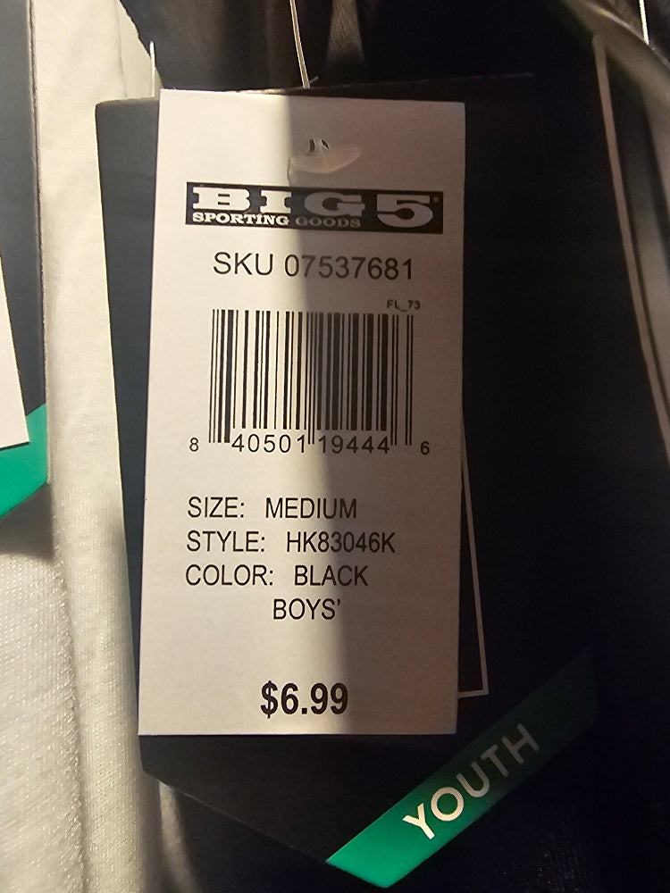 Fit Essentials Boys' Performance Sleeveless Tank Top - Black, Size M