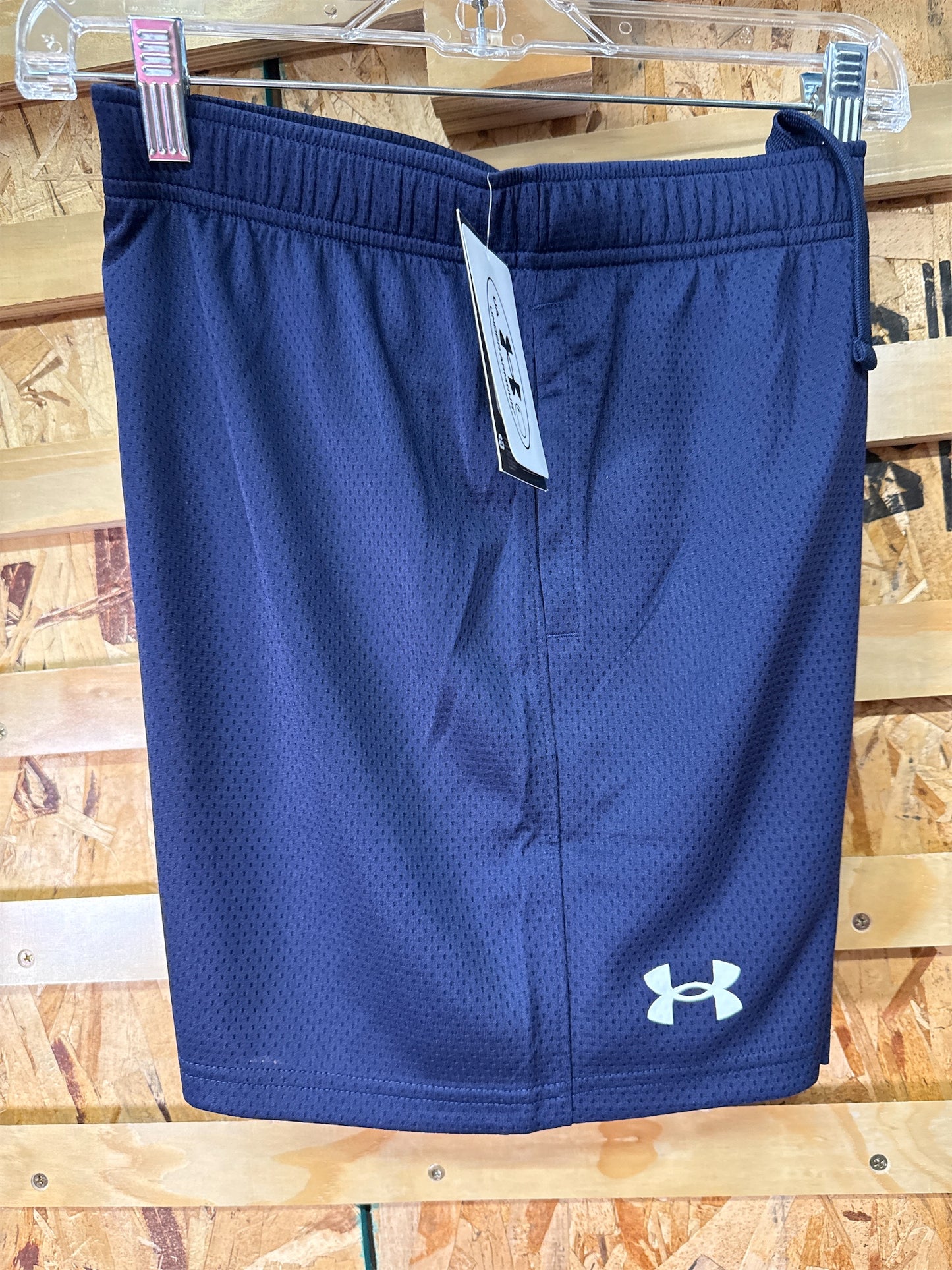 Under Armour Boys' Tech Mesh Shorts - Midnight Blue, Size Large